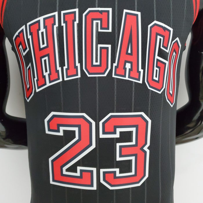 Michael Jordan Chicago Bulls 75th Anniversary Swingman Jersey Flyers Black