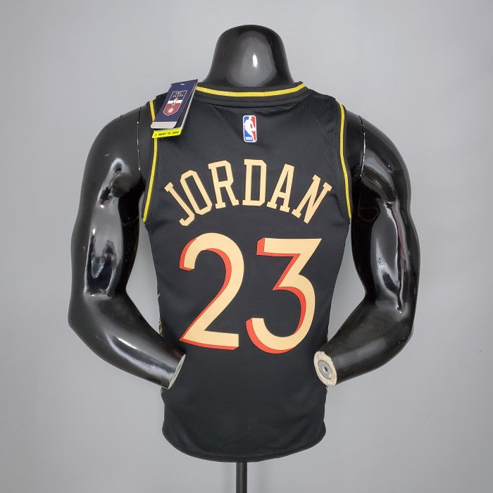 Michael Jordan Chicago Bulls Team City Edition Swingman Jersey Black