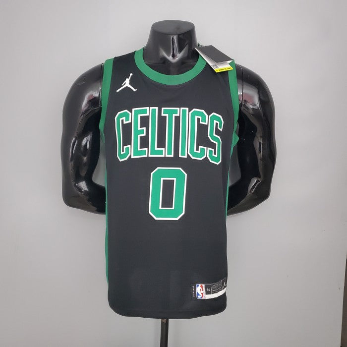 Jayson Tatum Boston Celtics Theme Black Swingman Jersey