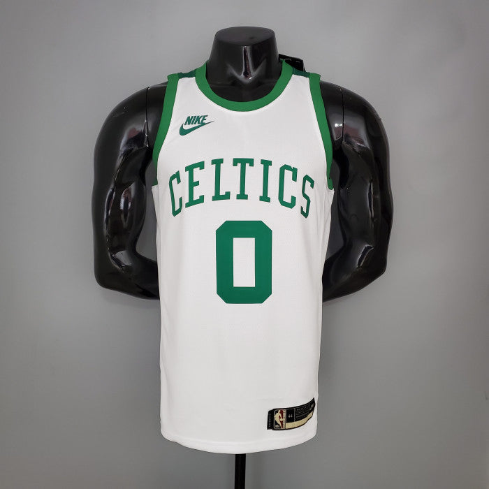 Jayson Tatum Boston Celtics 75th Anniversary Swingman Jersey White