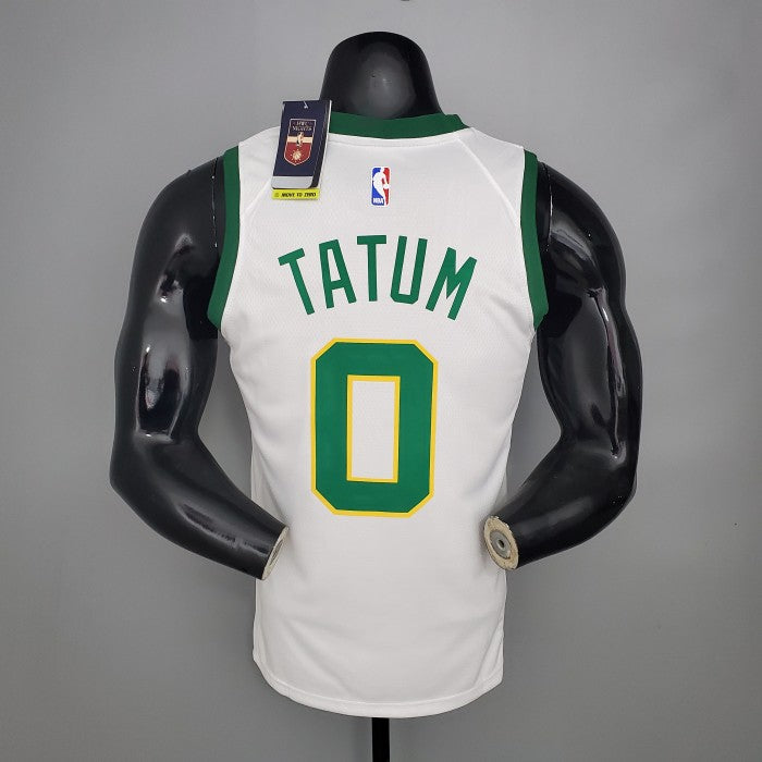 Jayson Tatum Boston Celtics White Platinum Limited Swingman Jersey