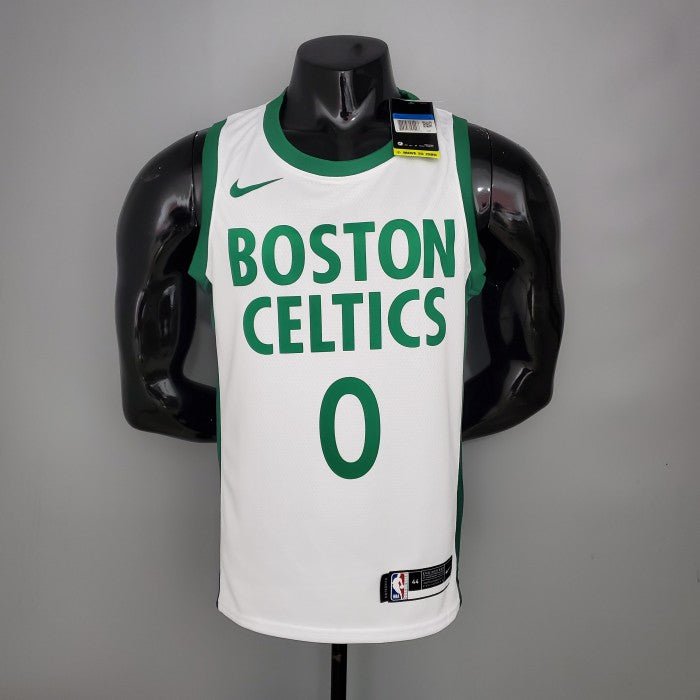 Jayson Tatum Boston Celtics City Edition Swingman Jersey White