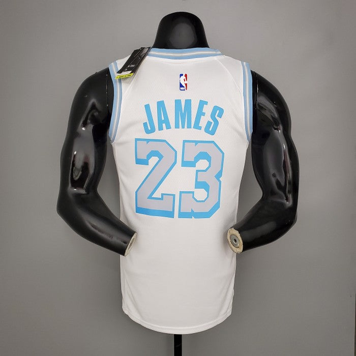 LeBron James Los Angeles Lakers 2020/21 Swingman Jersey White